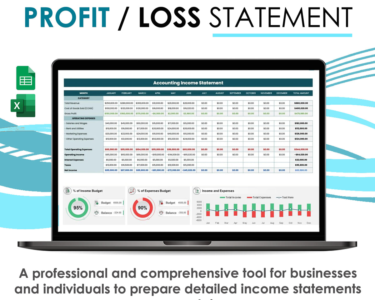 Income Statement Tool