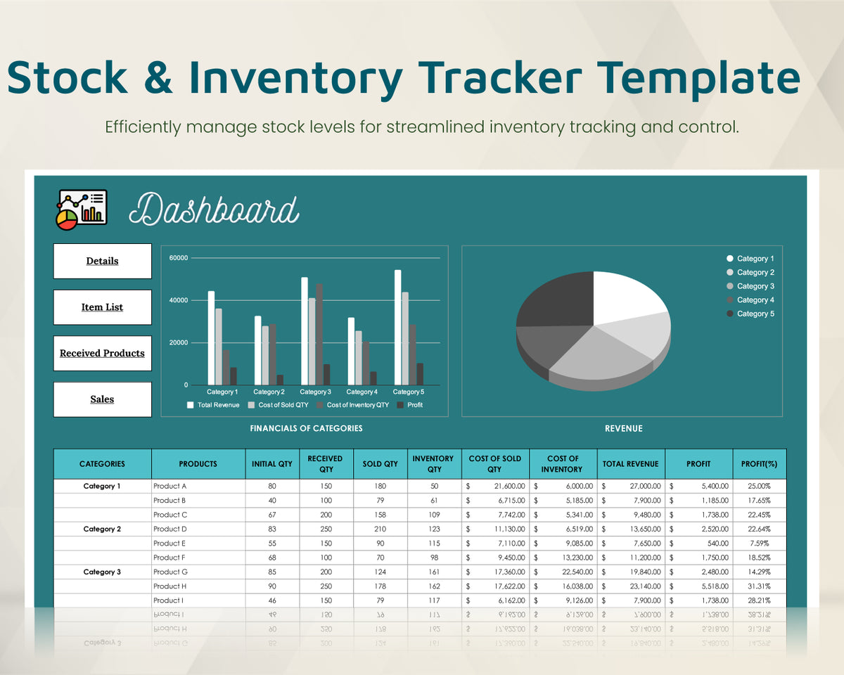 20 Small Business Excel Templates Bundle