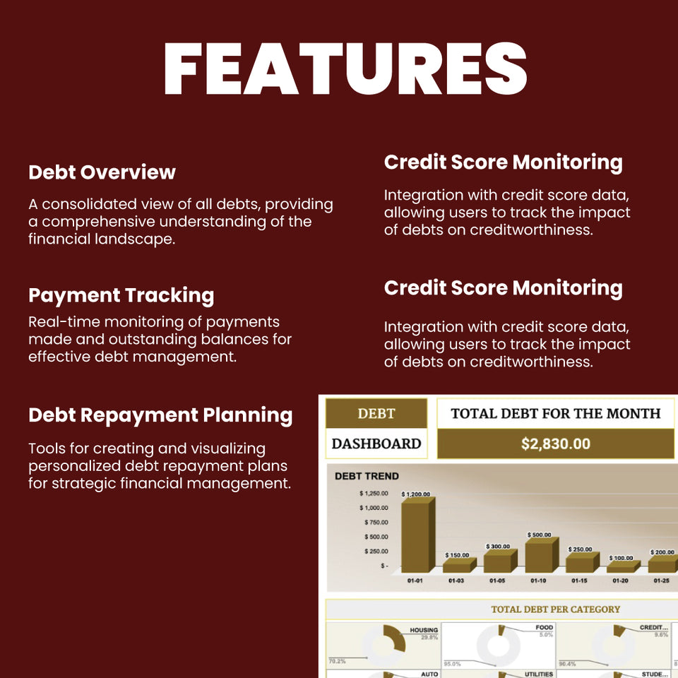 Debt Dashboard Template