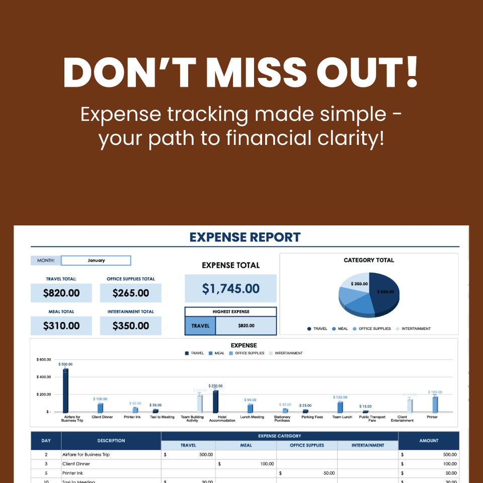 Expense Report Template