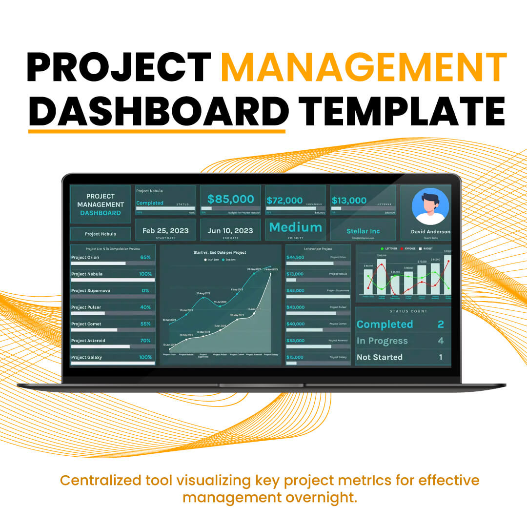 Project Management Dashboard Template